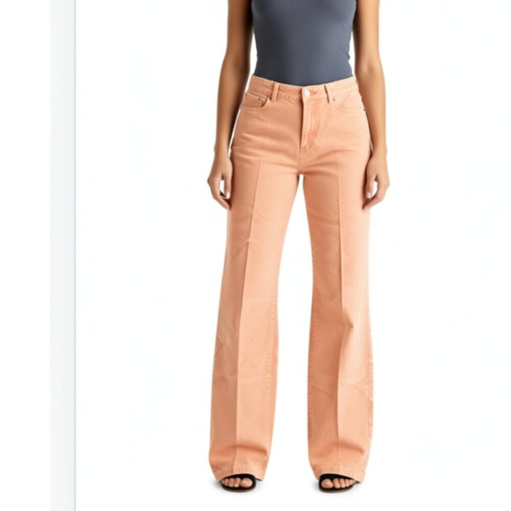 Women's Jeans - Style & Co Size 12P, Peach, Tummy Control (WP008)